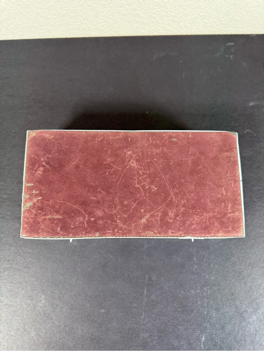 White Metal Tissue Box Cover